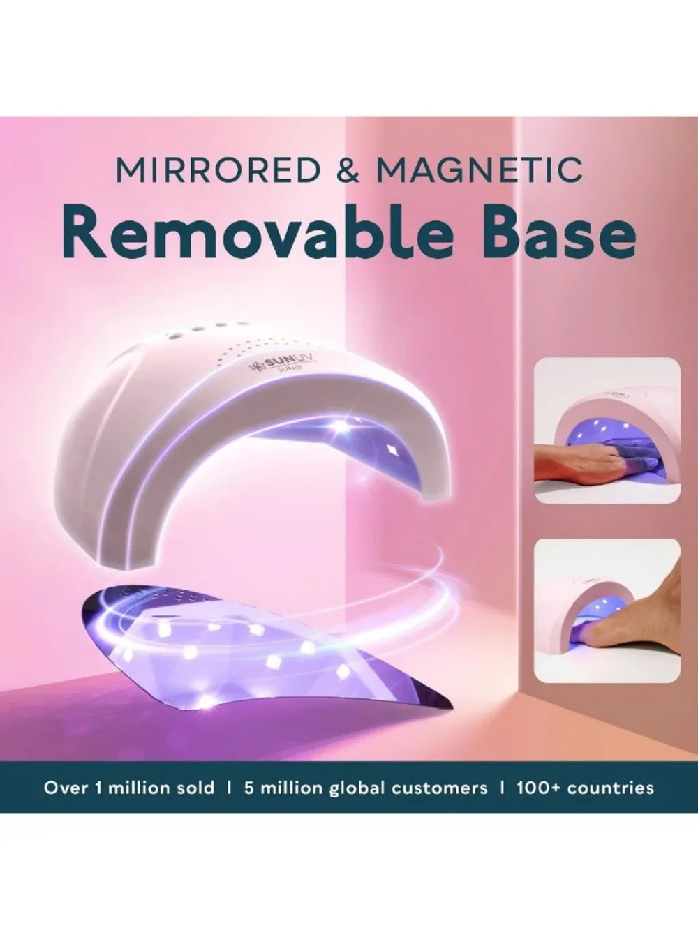 Professional UV LED Nail Lamp for Gel Nails - Fast Drying, Portable & Stylish